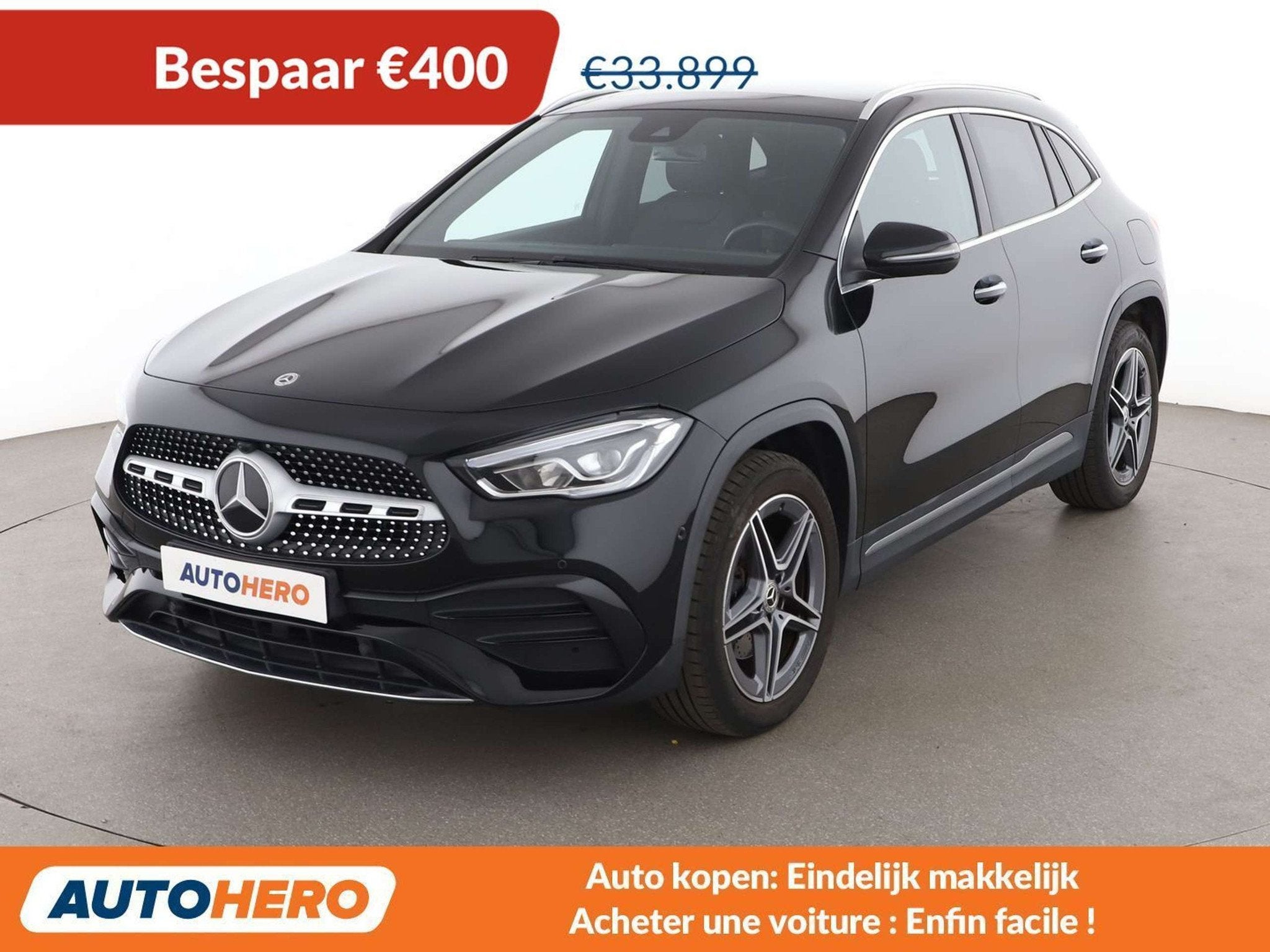 Mercedes-Benz GLA 250 GLA 250e AMG Line (automatique), Cuir, Achat, Euro 6, Noir