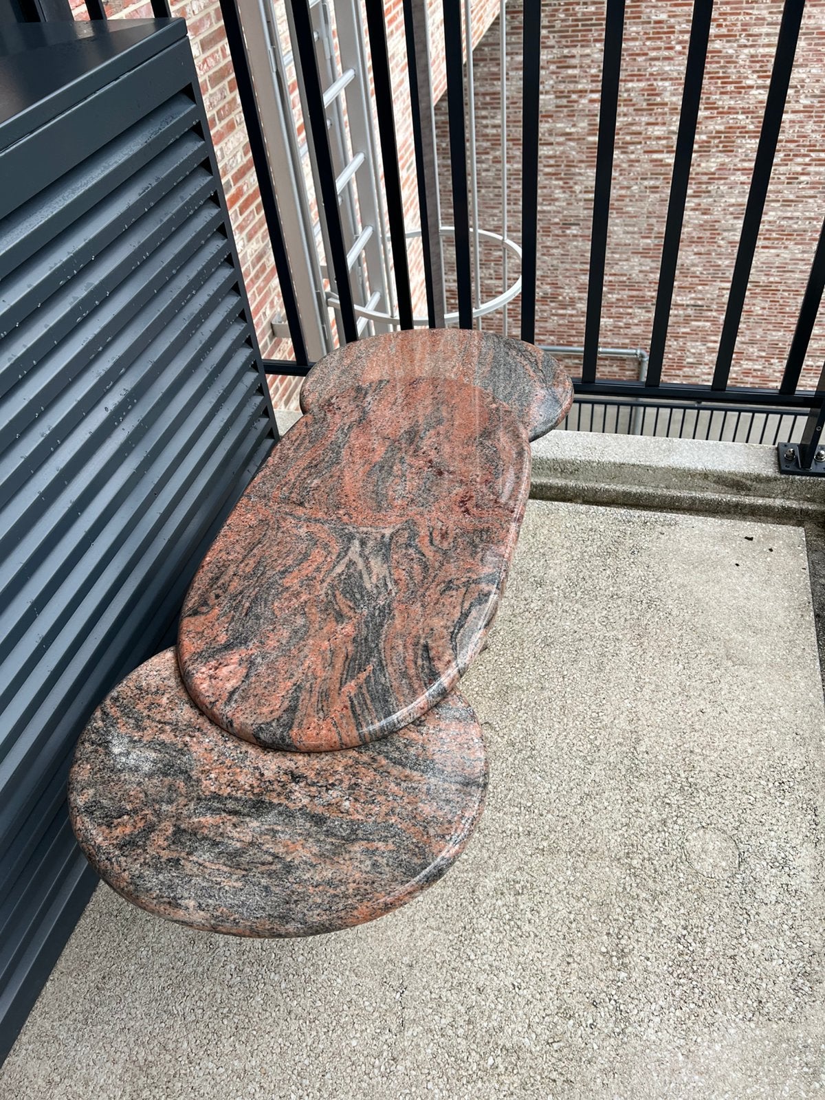 Salontafel graniet, handwerk, Huis en Inrichting, Woonaccessoires | Zuilen en Pilaren, Ophalen, Zo goed als nieuw