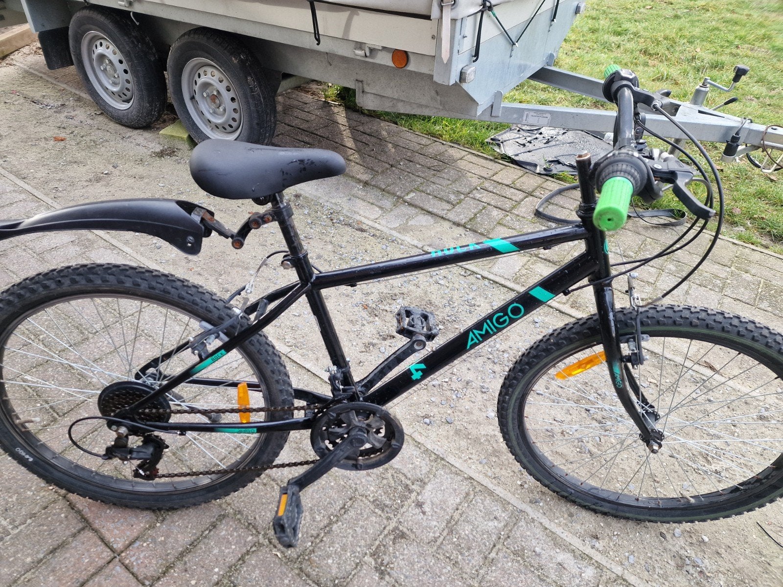 jongensfiets amigo rock 24", Fietsen en Brommers, Ophalen, Velgrem, Versnellingen, Gebruikt