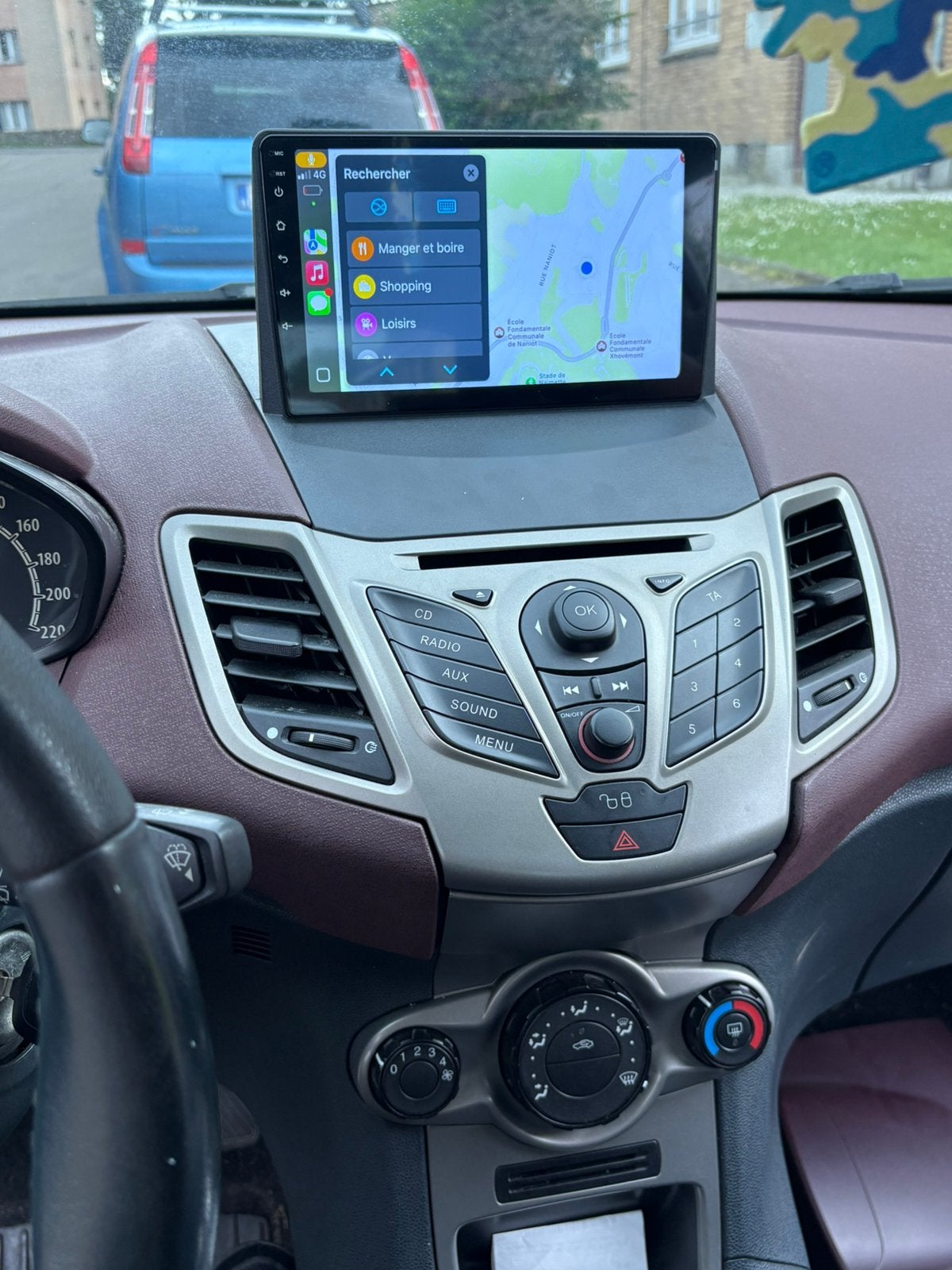 Autoradio ford fiesta CarPlay Bluetooth gps, Enlèvement, Neuf
