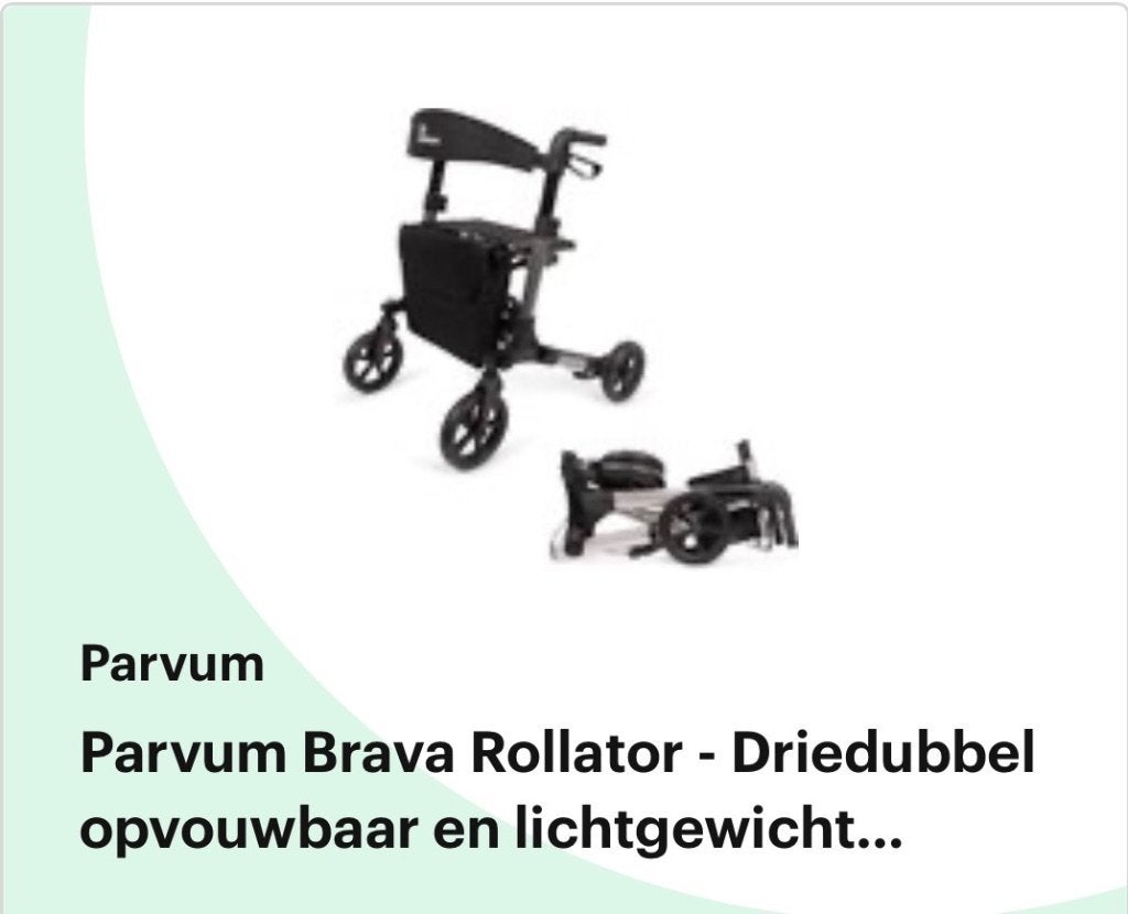 PARVUM BRAVA rollator, Divers, Enlèvement, Comme neuf
