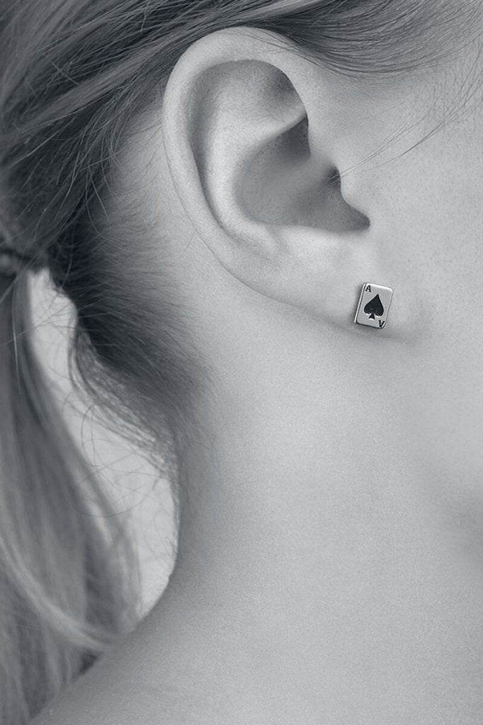Oorbellen van Ace of Spades - nieuw., Handtassen en Accessoires, Oorbellen, Overige materialen, Nieuw, Ophalen of Verzenden, Knopjes of Stekers