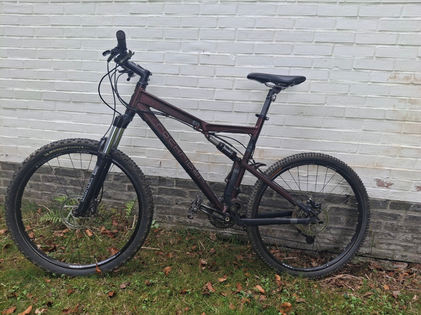 Mountainbike maat L fully Rockrider, Fietsen en Brommers, Fully, Ophalen, Gebruikt