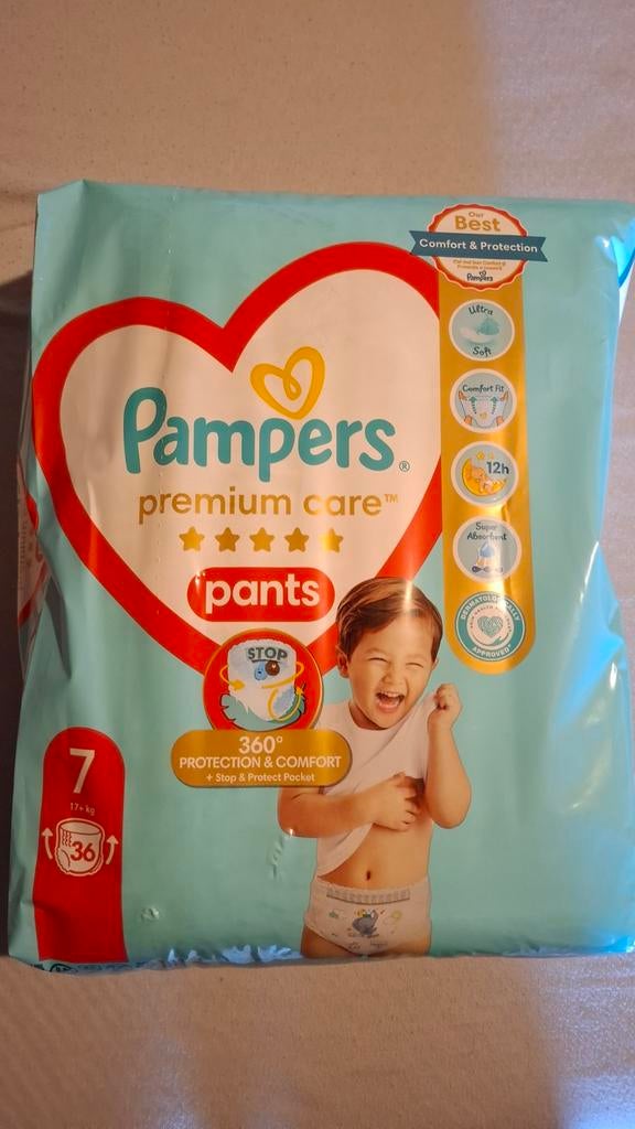 Pampers premium care pants 7, Ophalen, Nieuw, Standaard