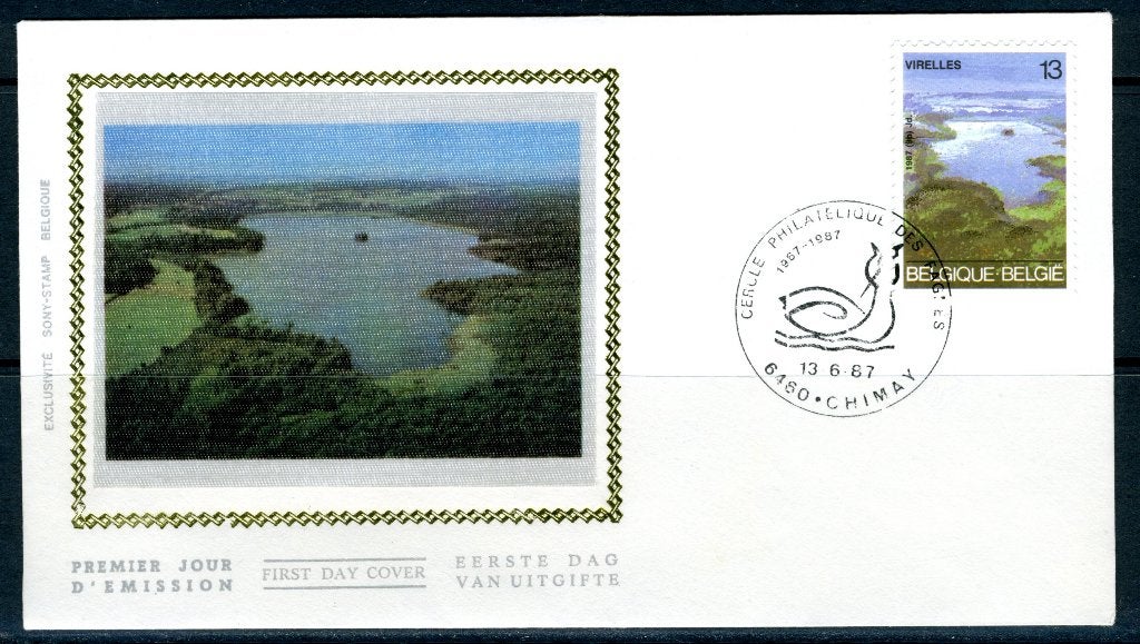 (B) 2255 FDC z/s 1987 - Toeristische uitgifte., Verzenden, Gestempeld, 1e dag stempel, Gestempeld