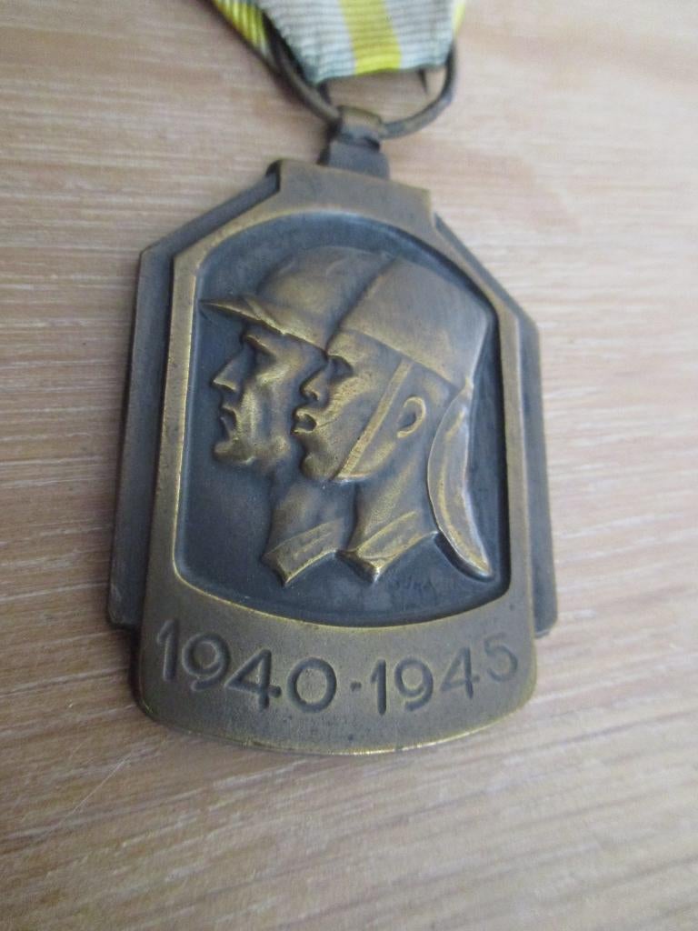 medaille voor Afrikaanse vrijwilligers 40-45, Ophalen of Verzenden