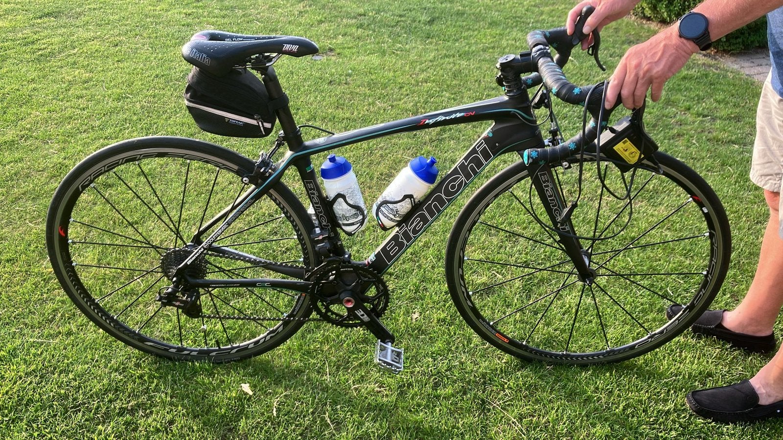 Bianchi koersfiets, Fietsen en Brommers, Ophalen, Zo goed als nieuw