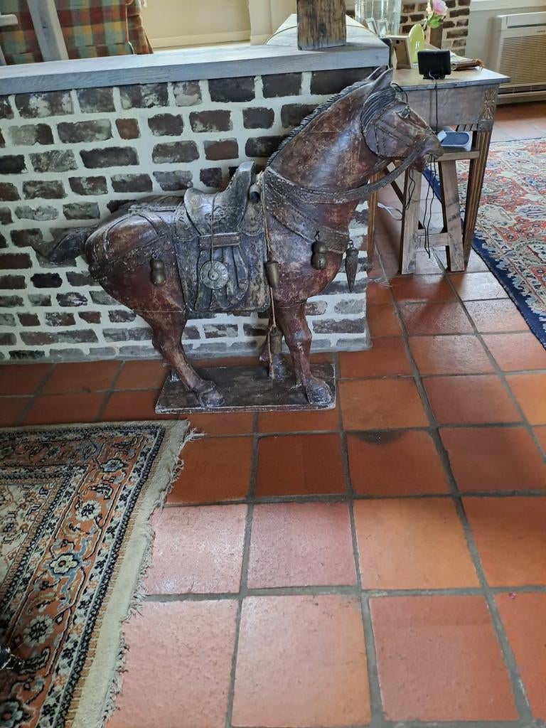 Tibetaans paard, goede staat , zeer oud , uit Tibet, erfstuk, Antiek en Kunst, Ophalen