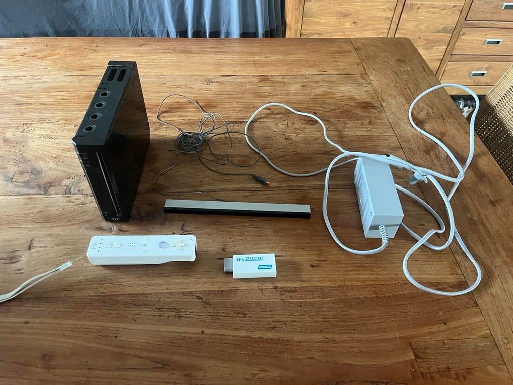 Nintendo Wii, Games en Spelcomputers, Ophalen, Gebruikt, Met 1 controller, Met games