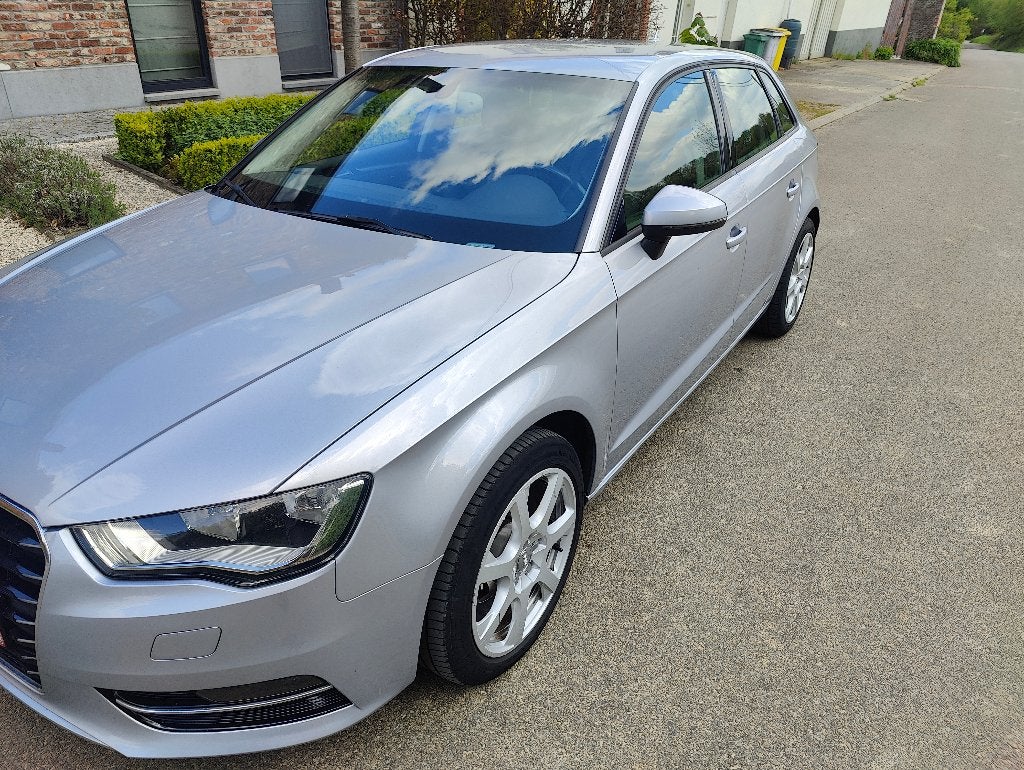 Audi a3 - 2015 - 1.6 TDI - EURO 6b - Leder, Autos, Cuir, Argent ou Gris, Achat, Euro 6