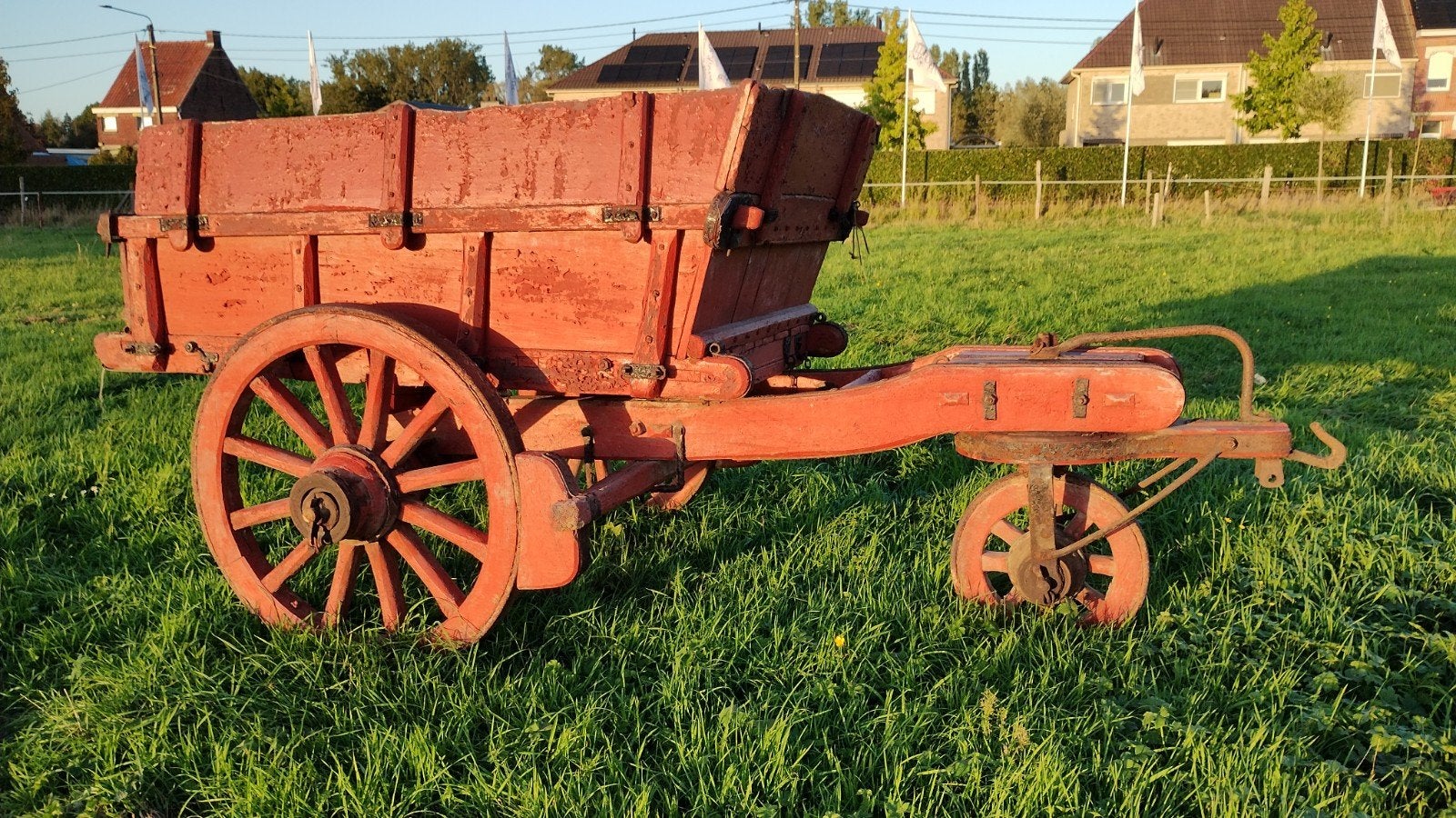 driewiel kar oude kar, Antiek en Kunst, Ophalen