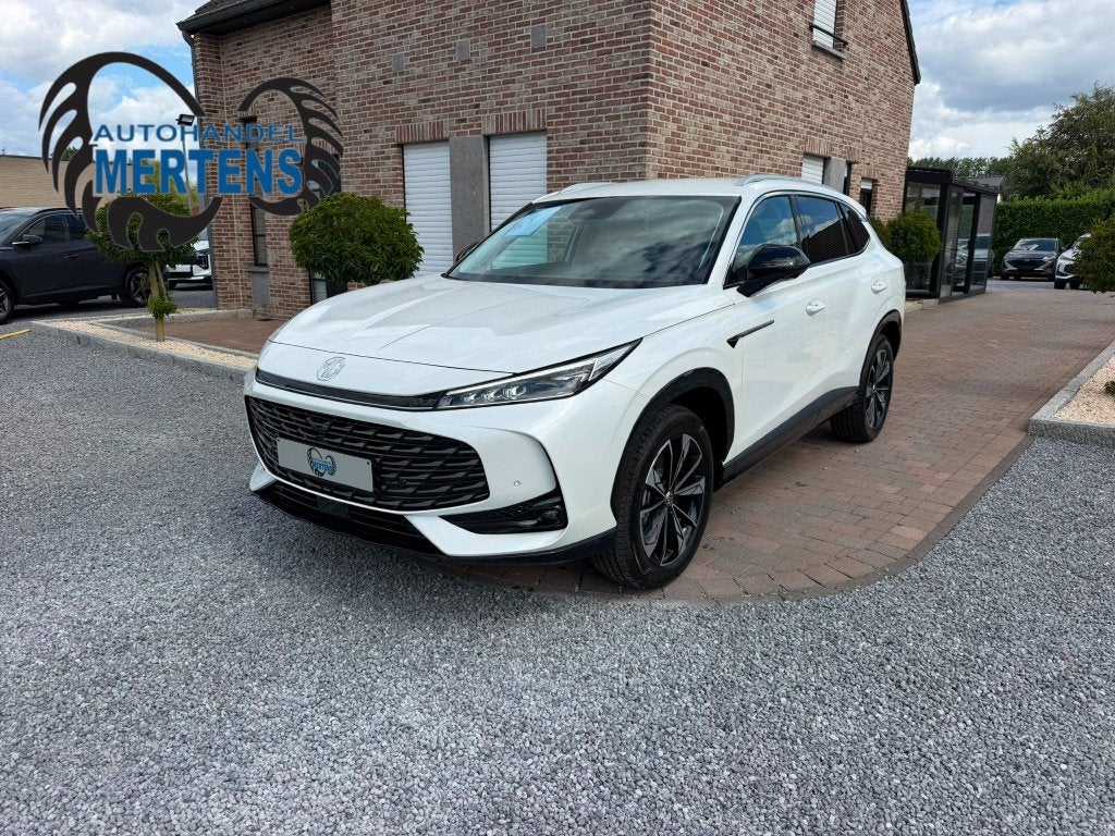 MG HS Hybrid+ 1.5 Luxury 224PK 7J/FABRIEKSWAARBORG NIEUW 0KM, Autos, MG, Achat, Euro 6, Entreprise, Noir