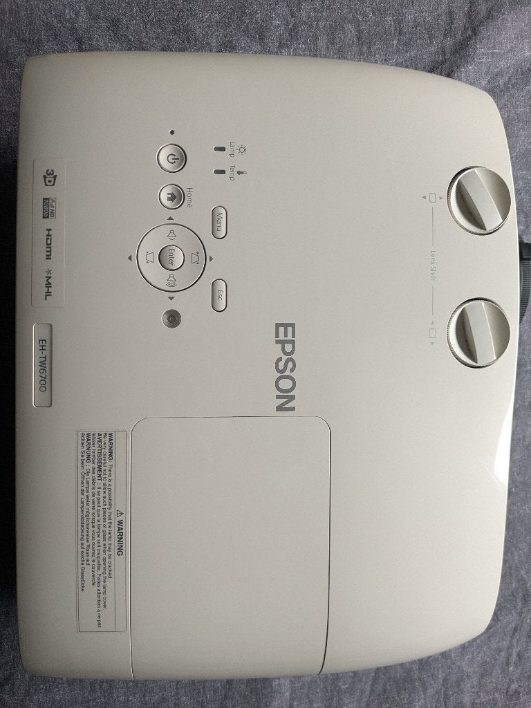 Epson EH-TW6700 – vidéoprojecteur Full HD 3LCD 3000 lumens, Audio, Tv en Foto, Ophalen, Gebruikt, Full HD (1080), Epson