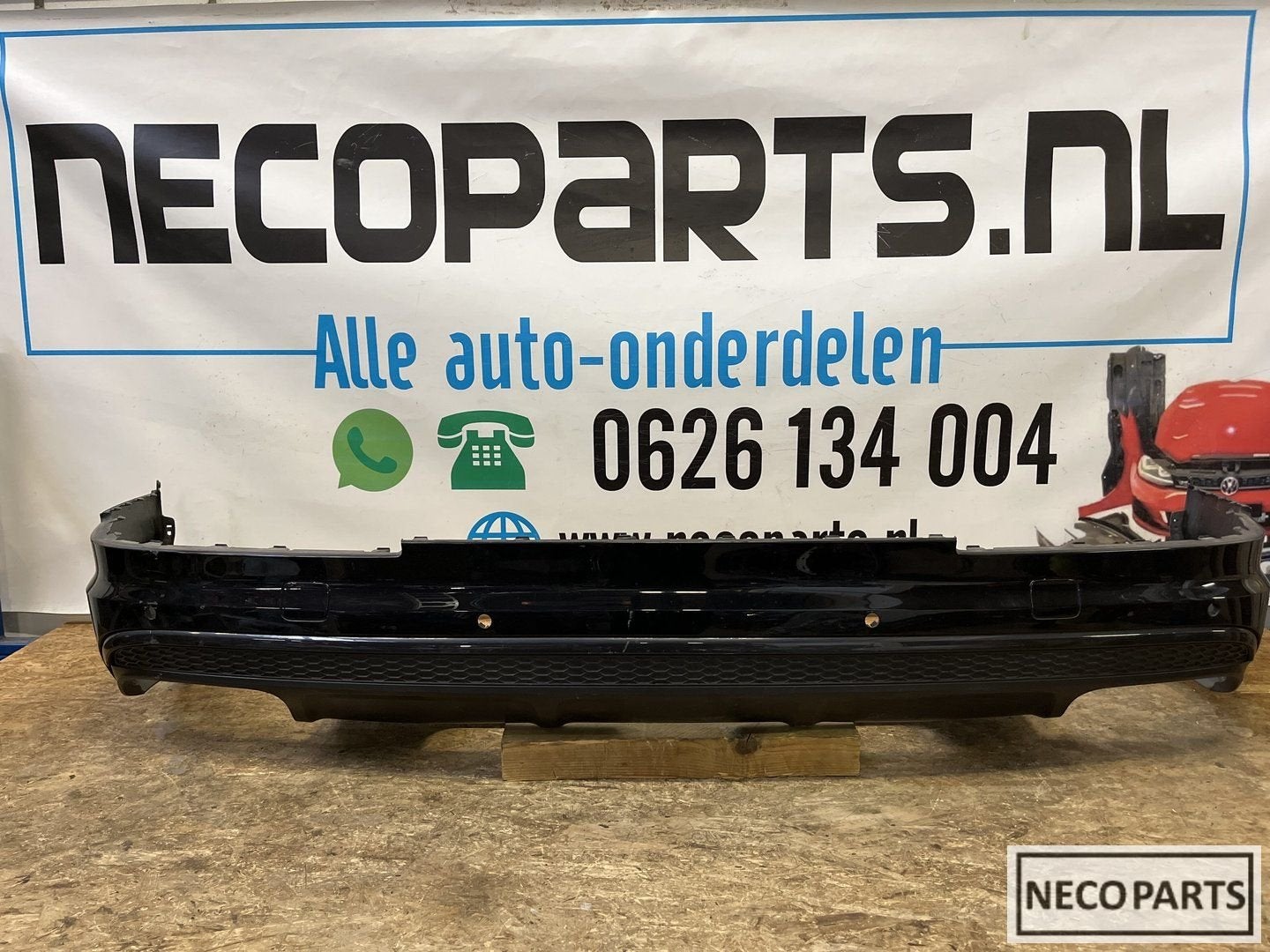 AUDI Q7 4M S-LINE ACHTERBUMPER 2015-2019 BUMPER ORIGINEEL, Auto-onderdelen, Gebruikt, -, -, Achter