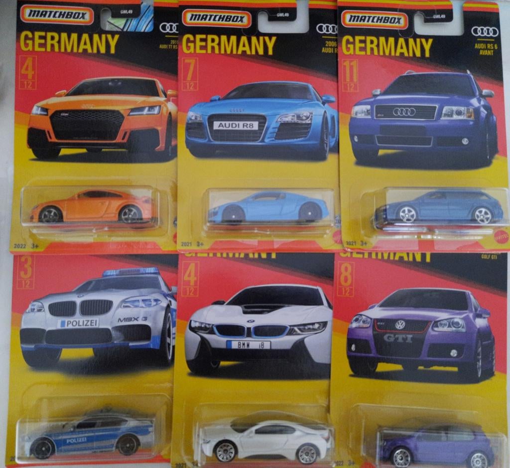 Matchbox German series Lot, Ophalen of Verzenden, Gebruikt, Auto