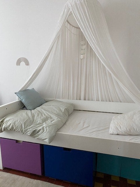kinderbed, Enfants & Bébés, Chambre d'enfant | Lits, Lit mezzanine ou Lit superposé, 70 à 85 cm, Enlèvement, 180 cm ou plus