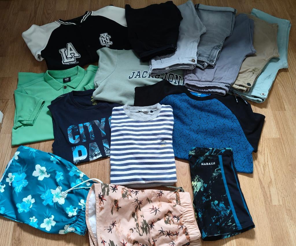 Pakket kledij - maat 170/176 - 13 stuks, Ophalen, Gebruikt, Maat 170