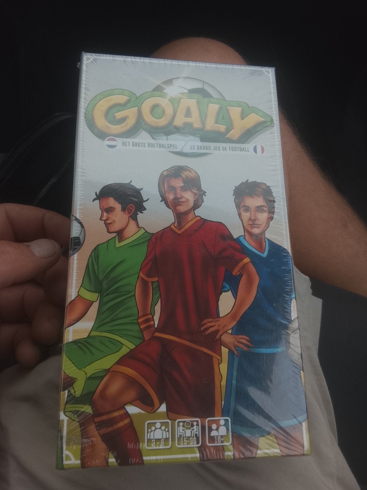 goaly het grote voetbalspel ongeopend, Ophalen