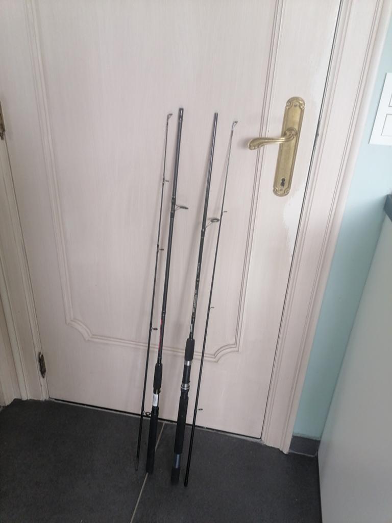 2 Verschillende spin / forel werphengels. NIEUW, Ophalen of Verzenden, Nieuw, Werphengel