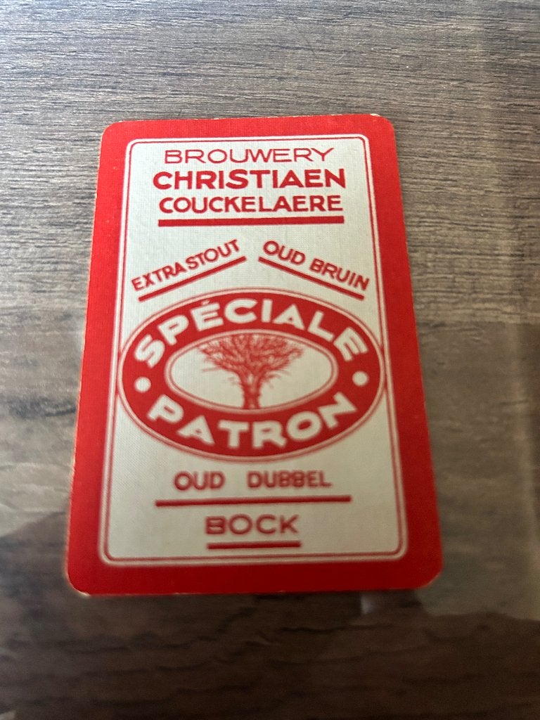 1speelkaart brouwerij Christiaan koekelare, Enlèvement ou Envoi, Neuf, Carte(s) à jouer