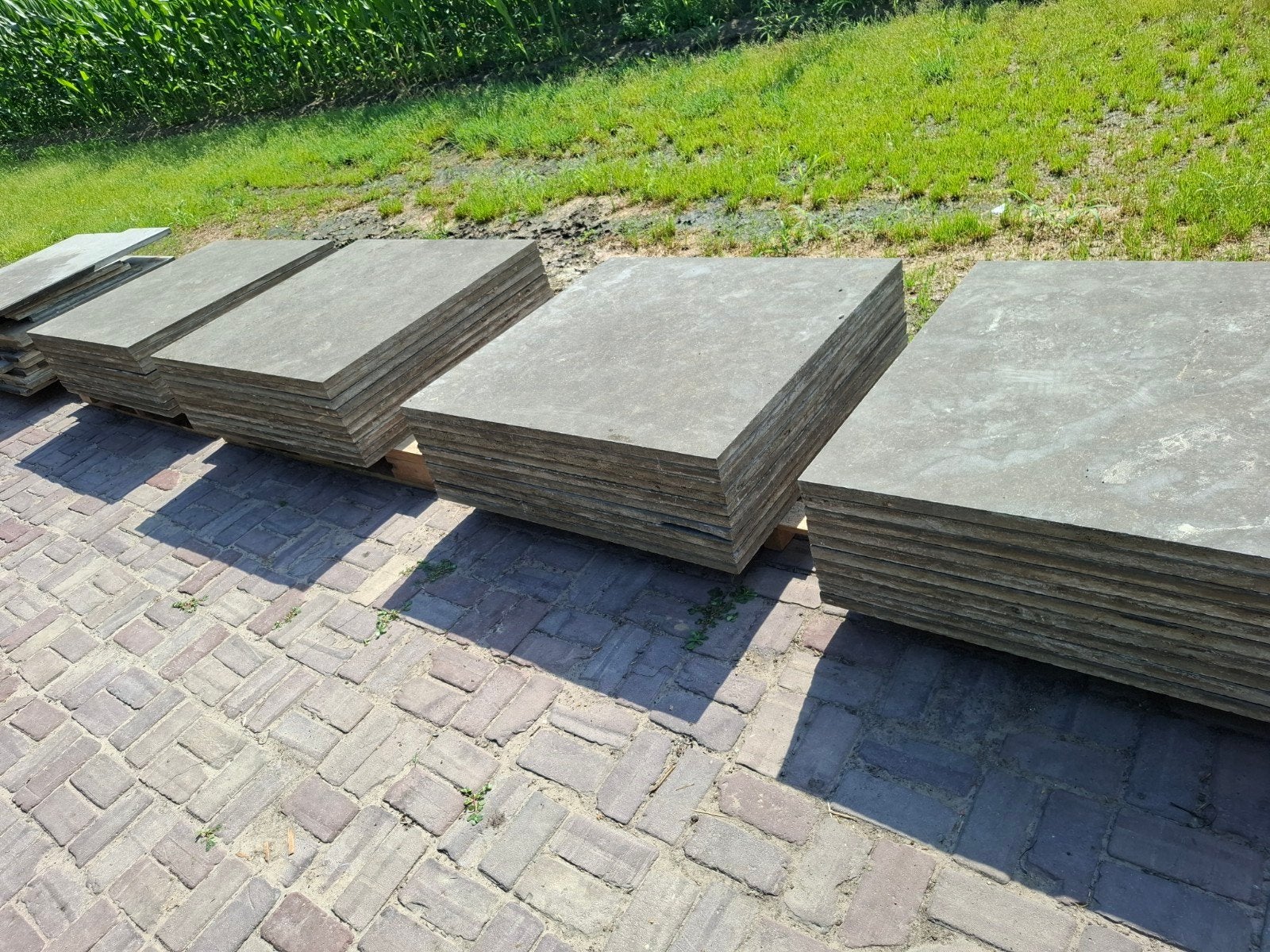 50m² chinees hardsteen 100x100, Ophalen