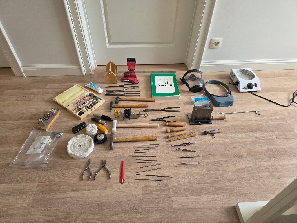 Goudsmid gereedschap zilversmid juwelier, Ophalen, Gebruikt