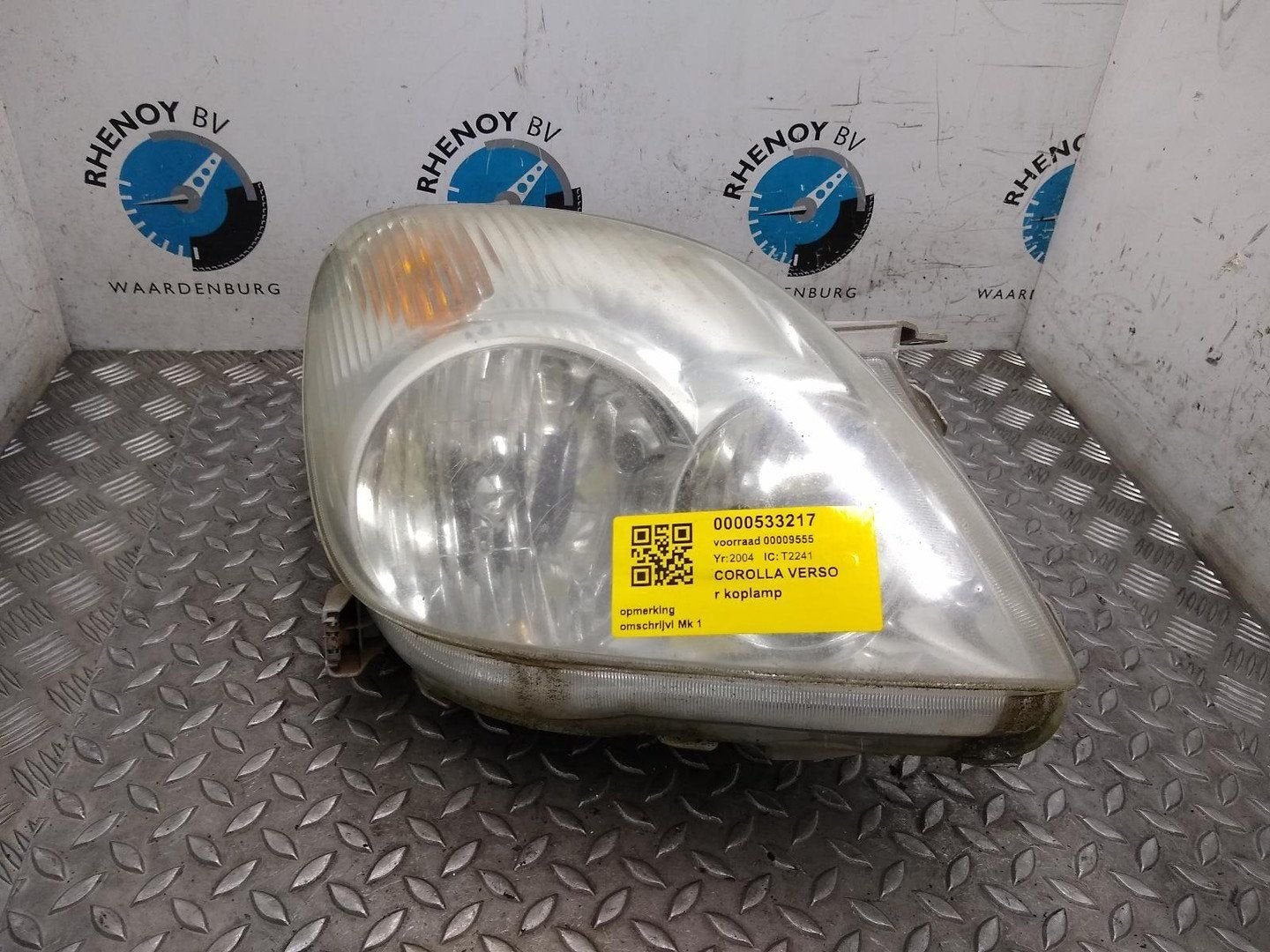 TOYOTA COROLLA VERSO KOPLAMP R 2004, Ophalen of Verzenden, Gebruikt, ARN erkend