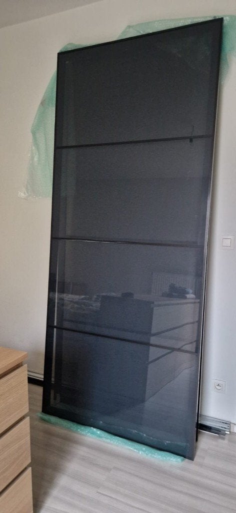 Portes coulissantes PAX, Avec porte(s), Verre, 150 à 200 cm, Enlèvement