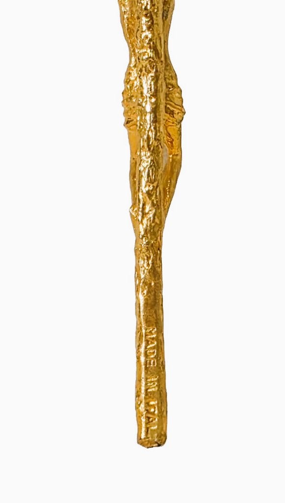 Croix italienne, en métal doré., Enlèvement ou Envoi, Comme neuf