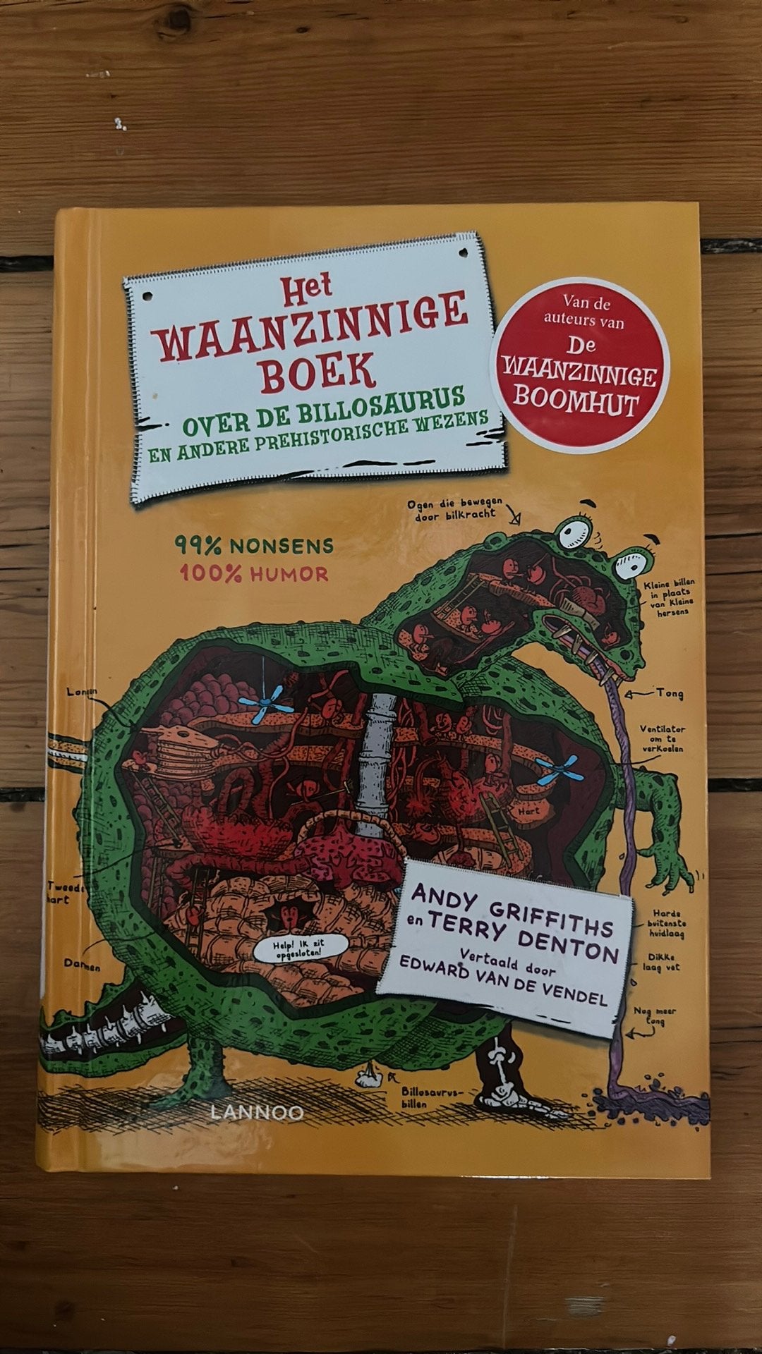 Het waanzinnige boek over de billosaurus en andere prehistor, Ophalen of Verzenden, Andy Griffiths