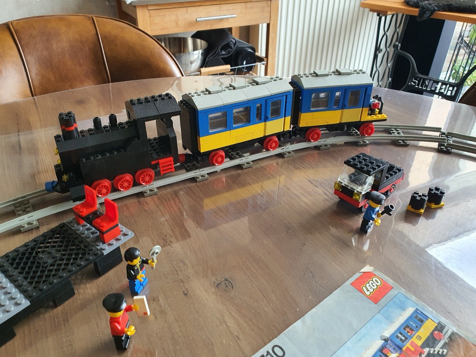 lego treinset 80s moc, Kinderen en Baby's, Speelgoed | Duplo en Lego, Ophalen