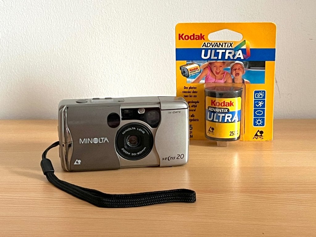 Appareil Photo Minolta Vectis 20 + Film Kodak Advantix 25ex, Audio, Tv en Foto, Fotocamera's Analoog, Gebruikt, Compact, Minolta