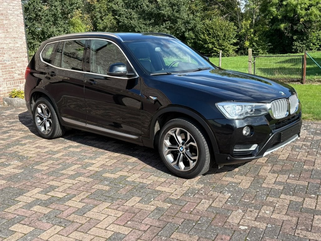 BMW  X3   XDRIVE20I - 185 PK -  2016, Auto's, Automaat, 4 cilinders, Zwart, Leder