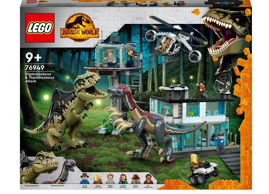 LEGO Jurassic World liganotosaurus & Therizinosaurus 76949, Ophalen of Verzenden, Nieuw, Lego, Jurassic World