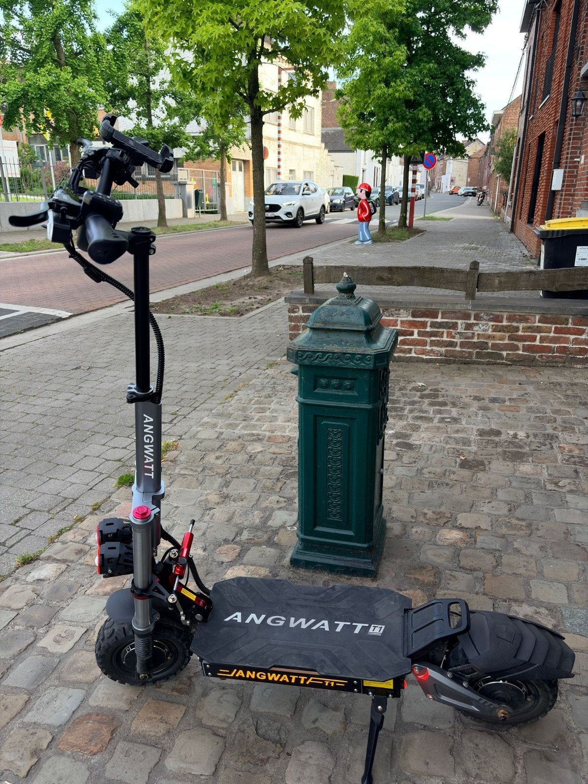 ANGWATT T1 3.0 NFC – 455 km.   Urgent, Vélos & Vélomoteurs, Trottinettes, Neuf, Angwatt, Enlèvement ou Envoi, Step électrique (E-scooter)