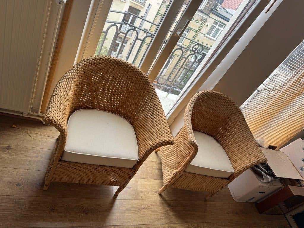 Lloyd Loom fauteuils, Ophalen, Gebruikt