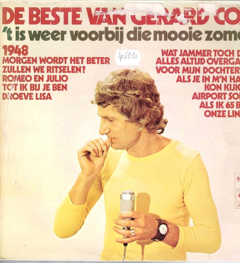 Vinyle, LP, Gerard Cox — The Best de Gerard Cox, Enlèvement ou Envoi, 1970 - 1979, Autres formats