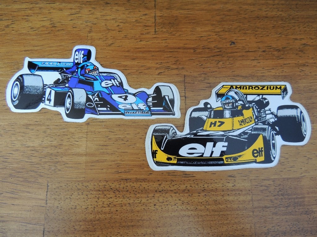 formule 1 retro 2 stickers, Envoi, Comme neuf, ForTwo