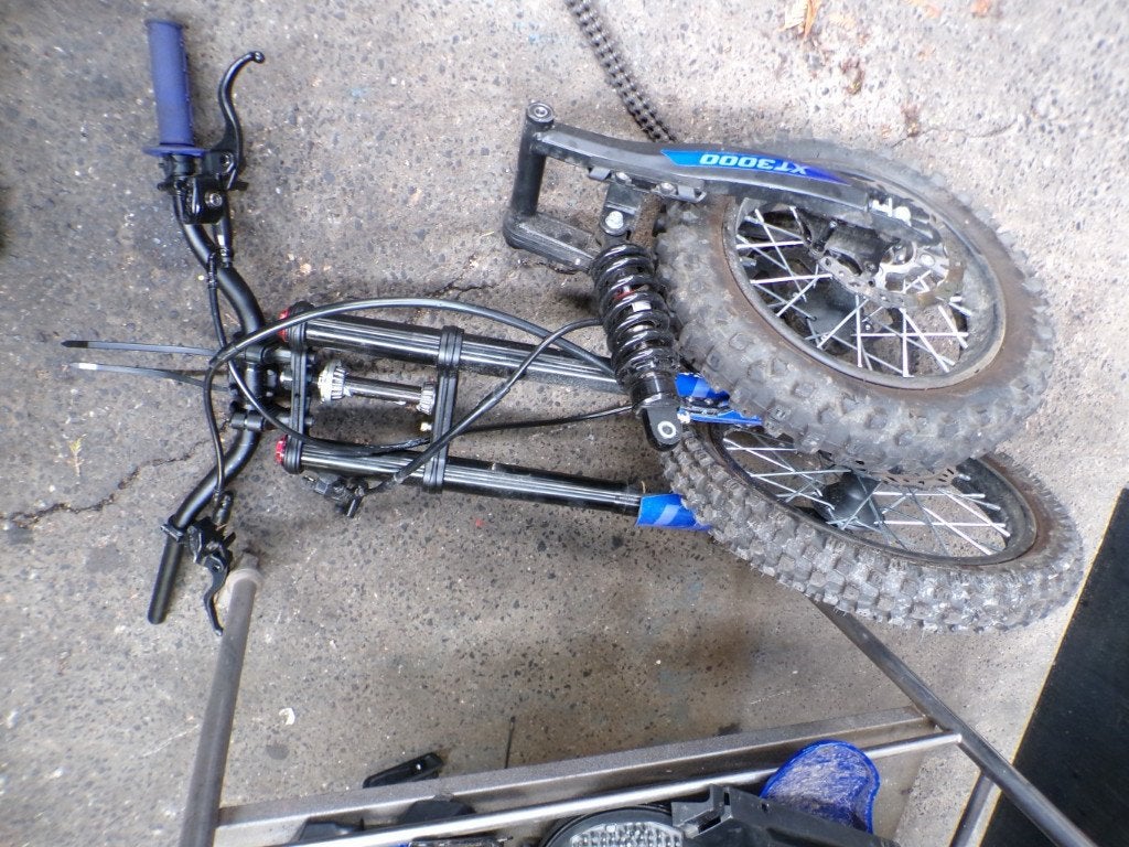 Fourche + roue Dirt Bike MXT LP/15764, Enlèvement, Utilisé