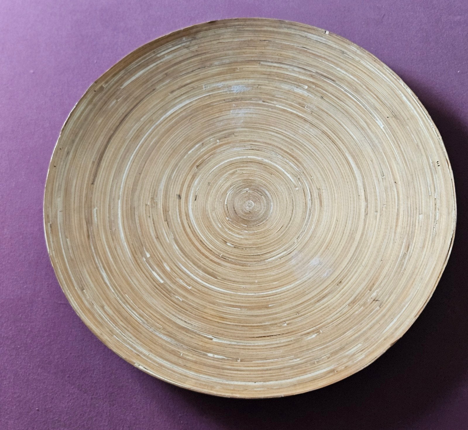 Schaal bamboe, Huis en Inrichting, Woonaccessoires | Schalen en Manden, Ophalen of Verzenden, Schaal