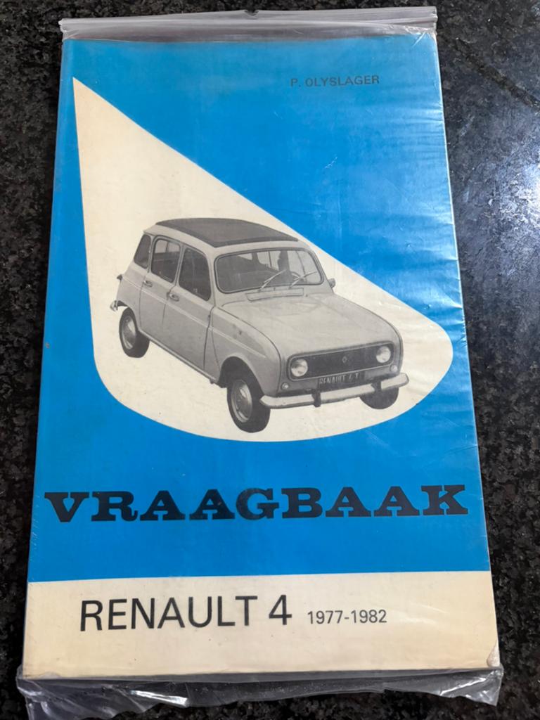 Vraagbaak Renault 4, Ophalen of Verzenden