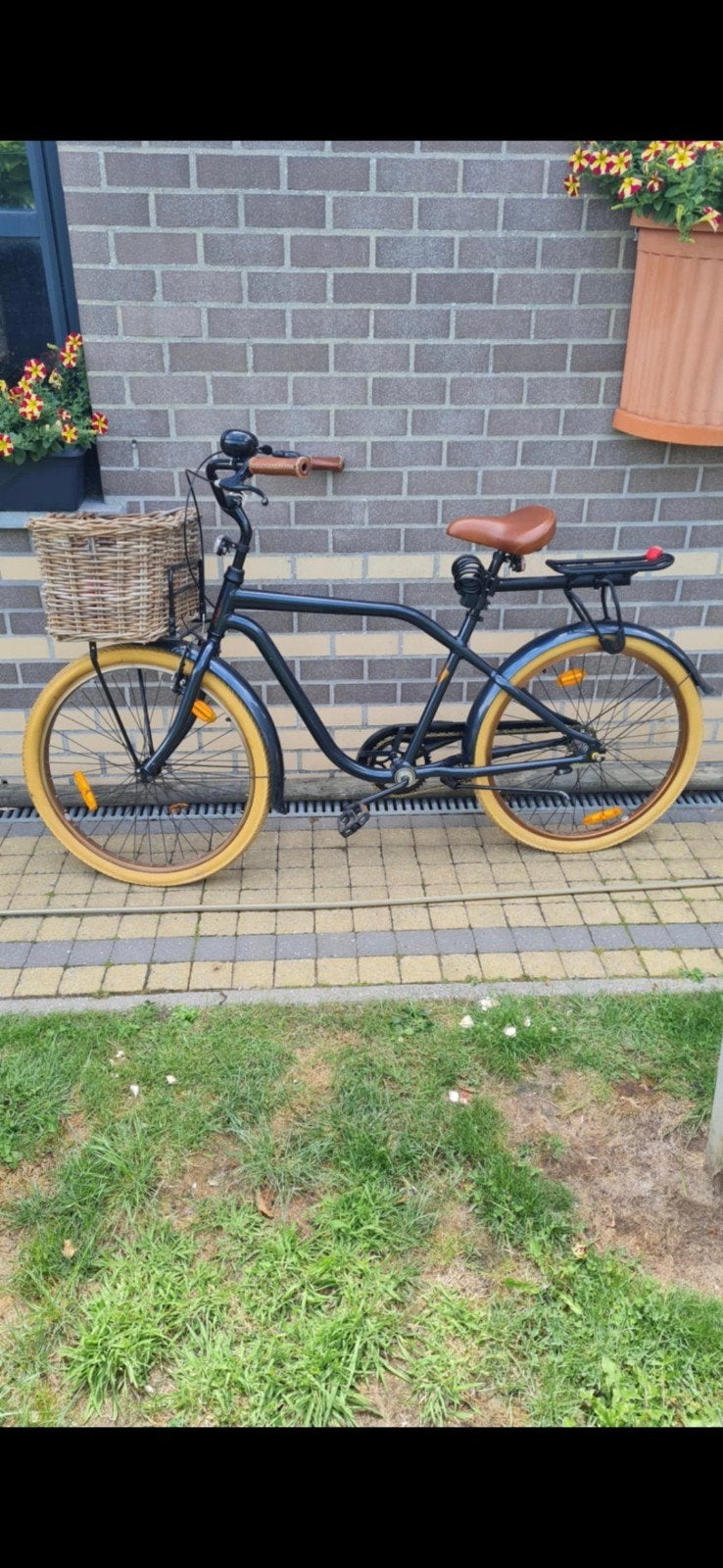 Mooie retrofiets heren, Fietsen en Brommers, Ophalen, Gebruikt
