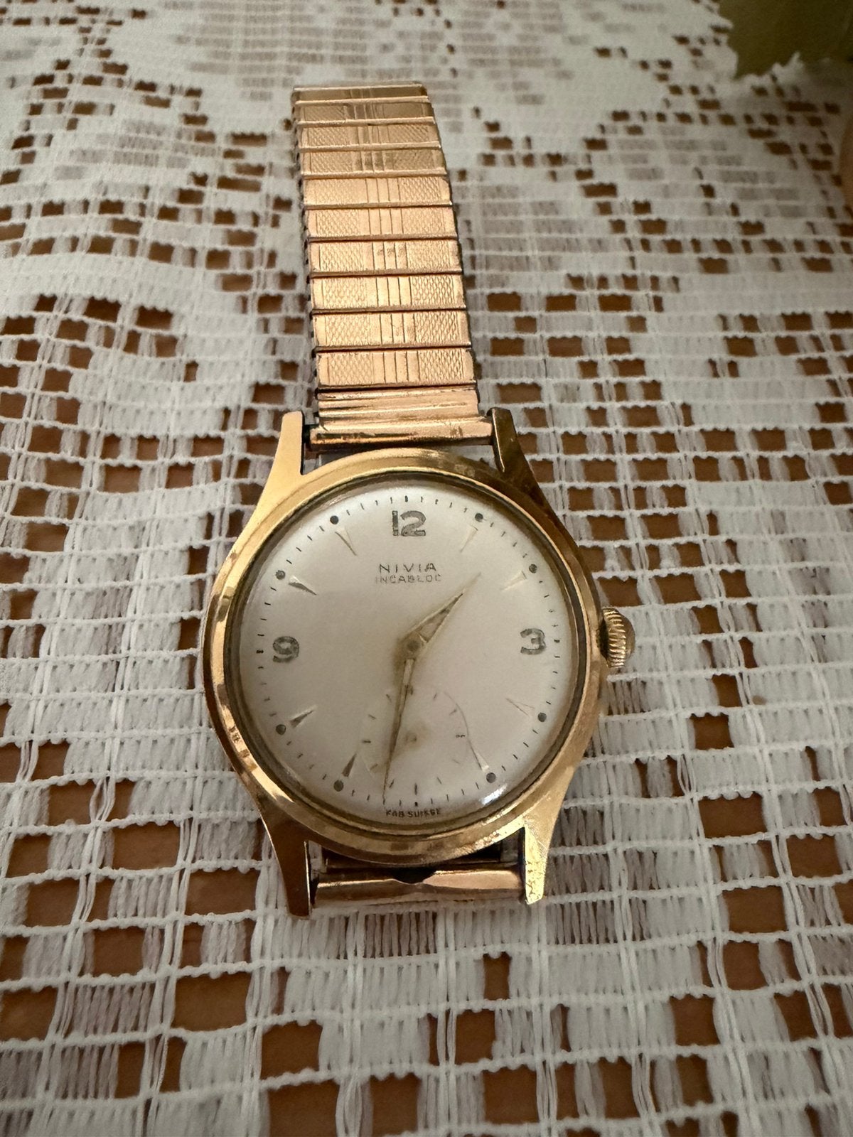 Mechanische heren horloge, Enlèvement ou Envoi, Comme neuf, Montre-bracelet
