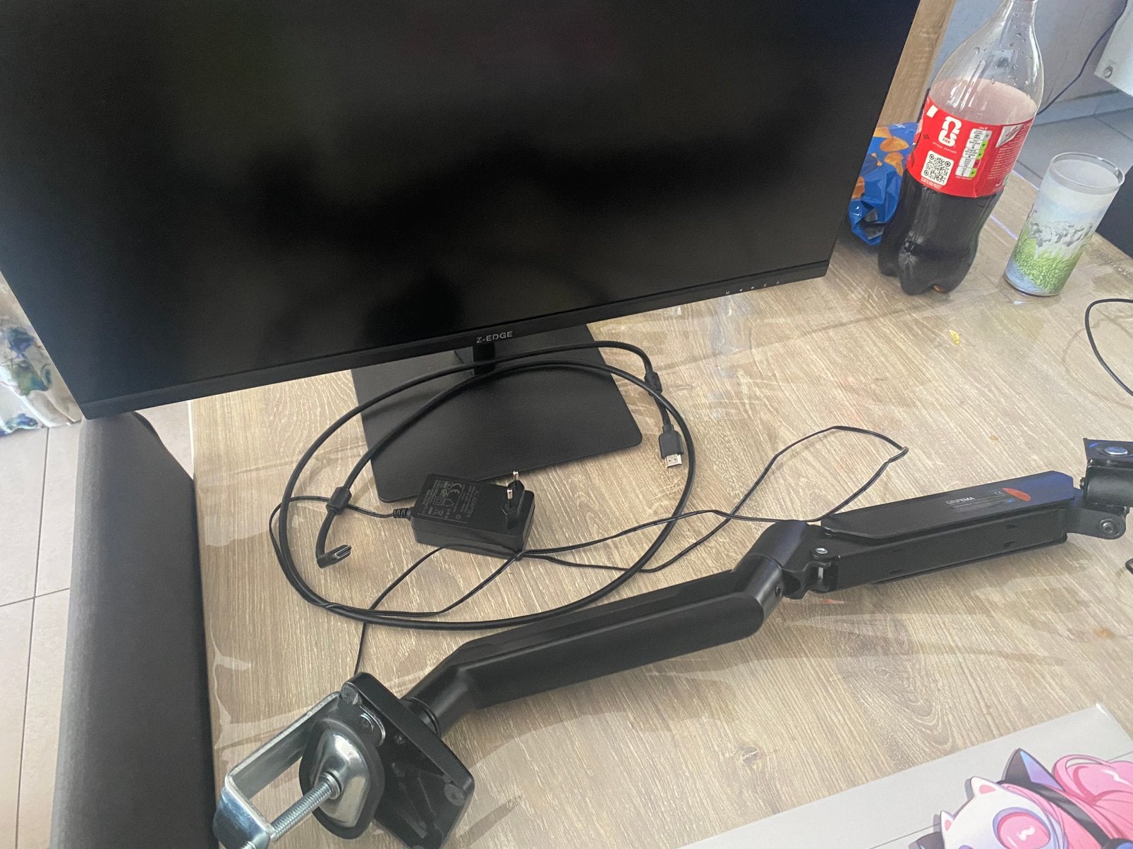 Monitor 4k 120hz + arm, Ophalen, Zo goed als nieuw