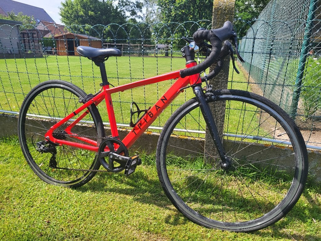 Jongens koersfiets, Ophalen, Triban, Velgrem, Versnellingen