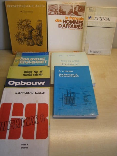 Schoolboeken 1960-80: wisk, latijn, frans, engels, biologie, Boeken, Ophalen, Biologie