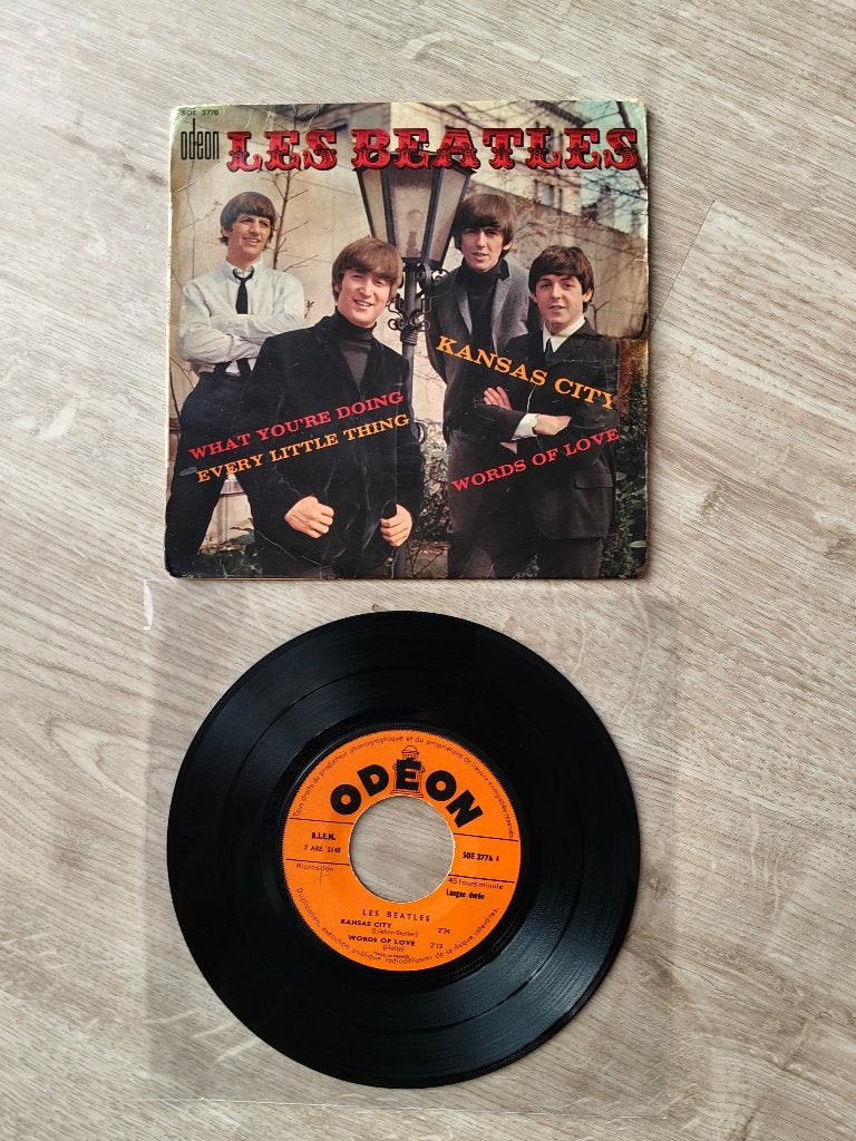 BEATLES KANSAS CITY EP, CD & DVD, Vinyles | Rock, EP, Pressage original, Envoi
