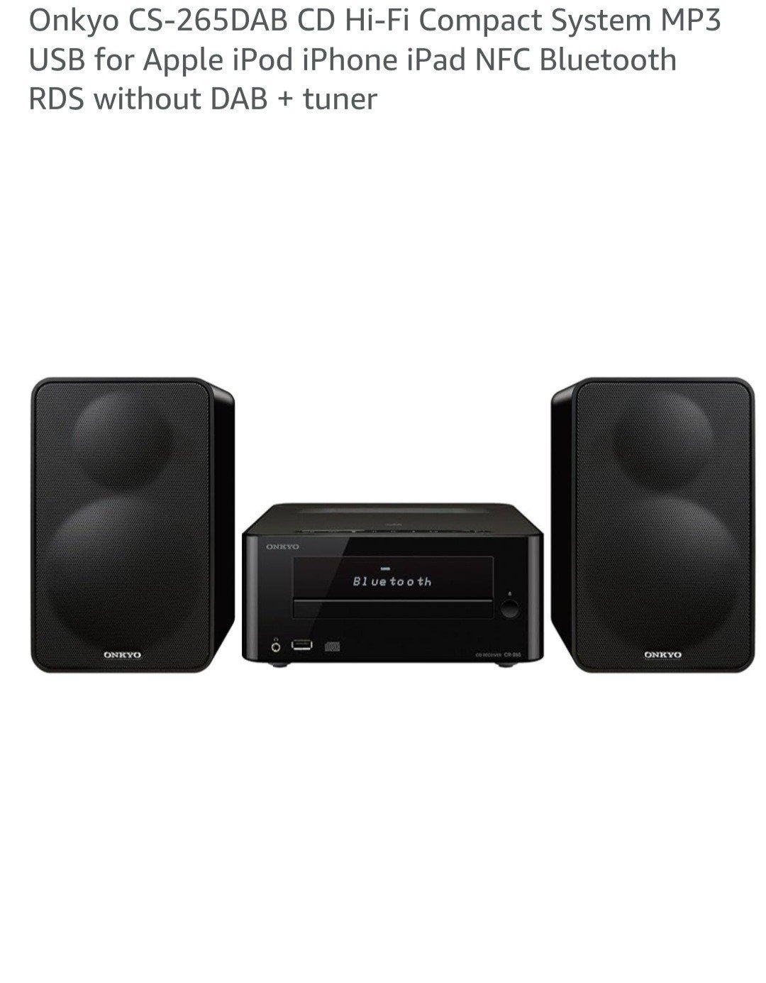 Mini-chaîne Hi-Fi Onkyo CS-265 (Bluetooth, CD, USB), Bijoux, Sacs & Beauté, Porte-monnaie & Portefeuilles, Enlèvement