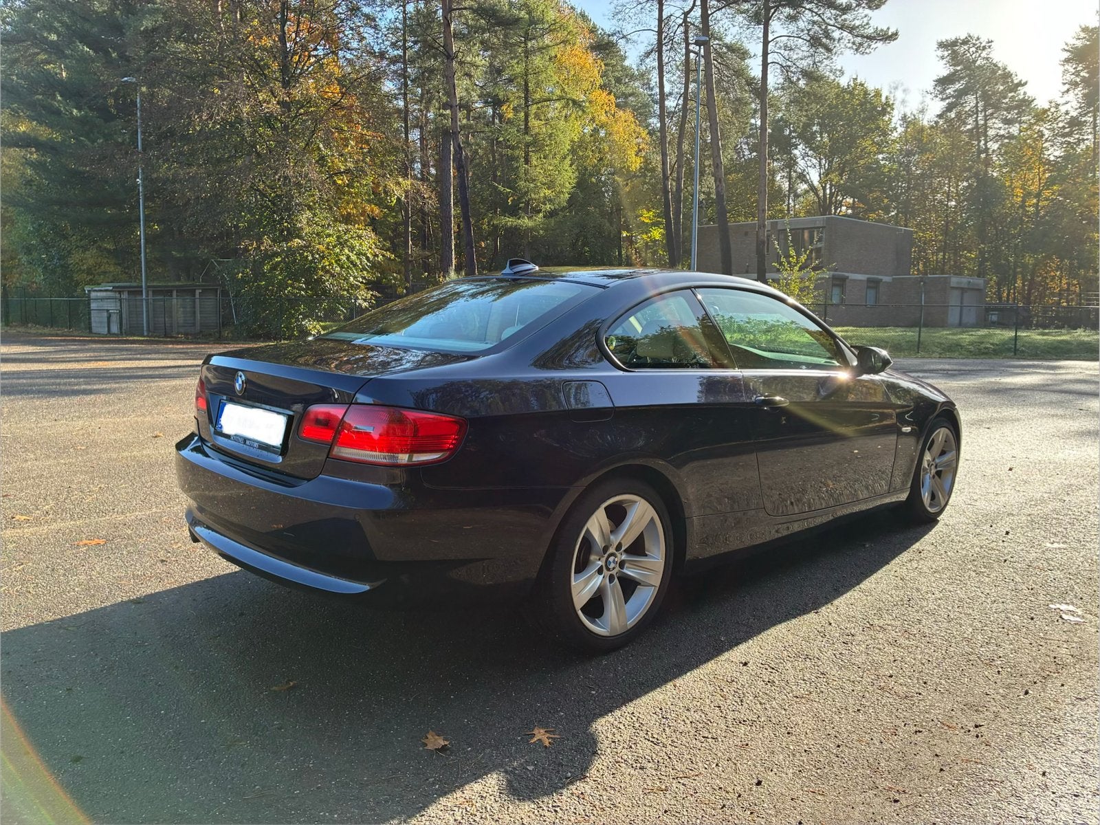 BMW 320i Coupe E92 / Benzine - Automaat - Leder - 18 INCH, Autos, Cuir, Achat, Beige, Entreprise