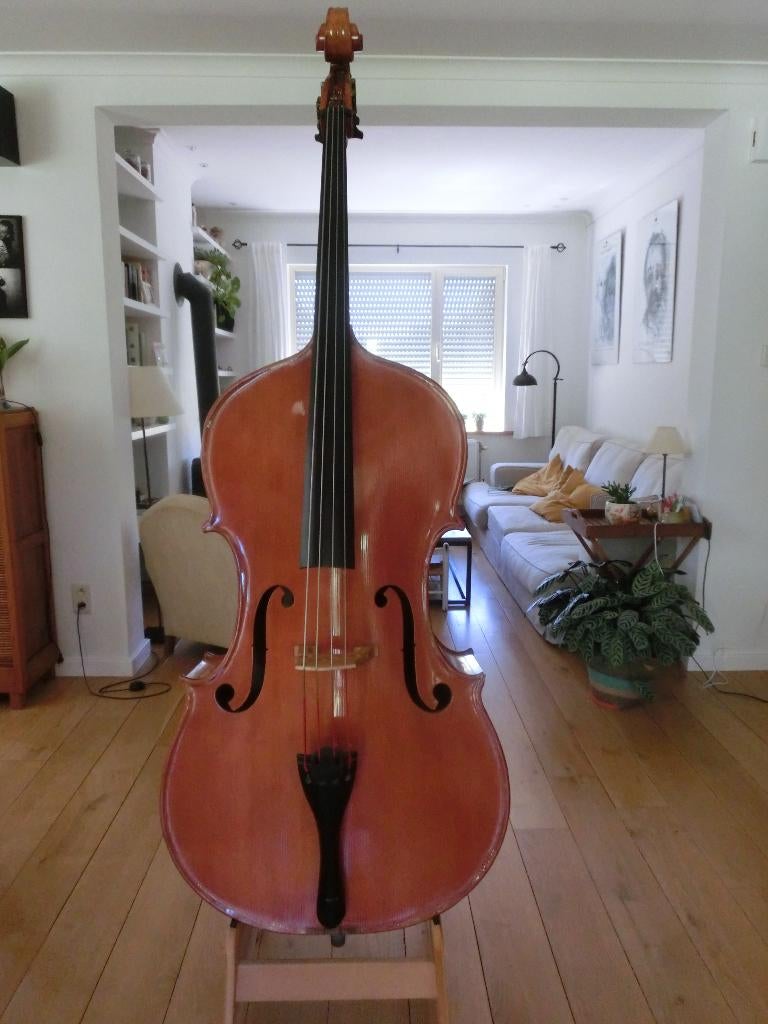 Contrabas, vioolmodel, Musique & Instruments, Instruments à cordes frottées | Contrebasses, Enlèvement, Utilisé
